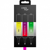 Картриджи для 3D Ручки CreoPop Mix №7 Термочувствительные (желтый в прозрачный, фиолетовый в красный, зеленый в белый)